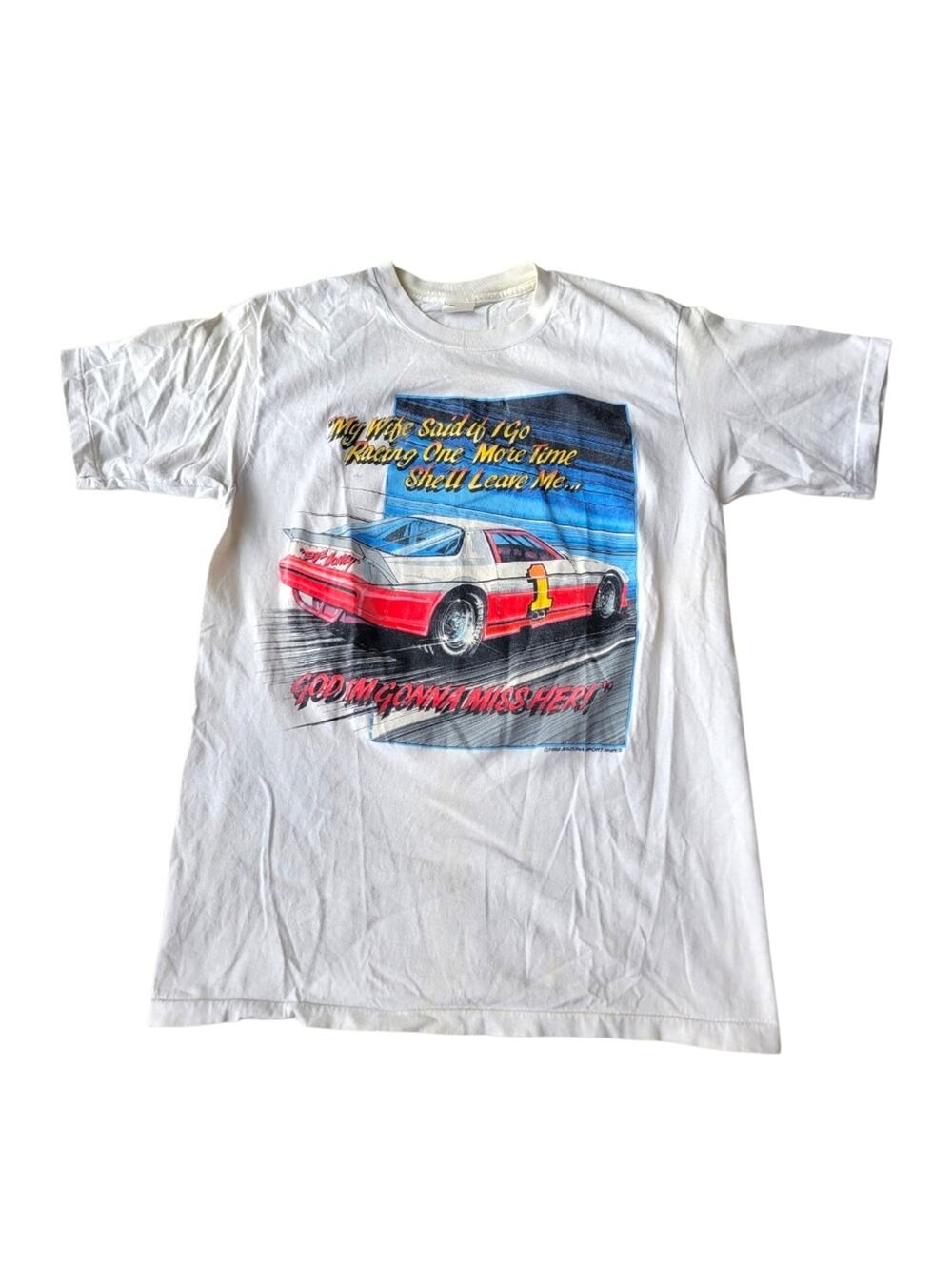 Vintage 80s Colorado National Speedway Tshirt Single Stitch Size Large